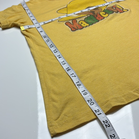 Junk Food “Mamacita” Speedy Gonzalez Yellow Y2K Ringer Tee, Sz L - Picture 12 of 12